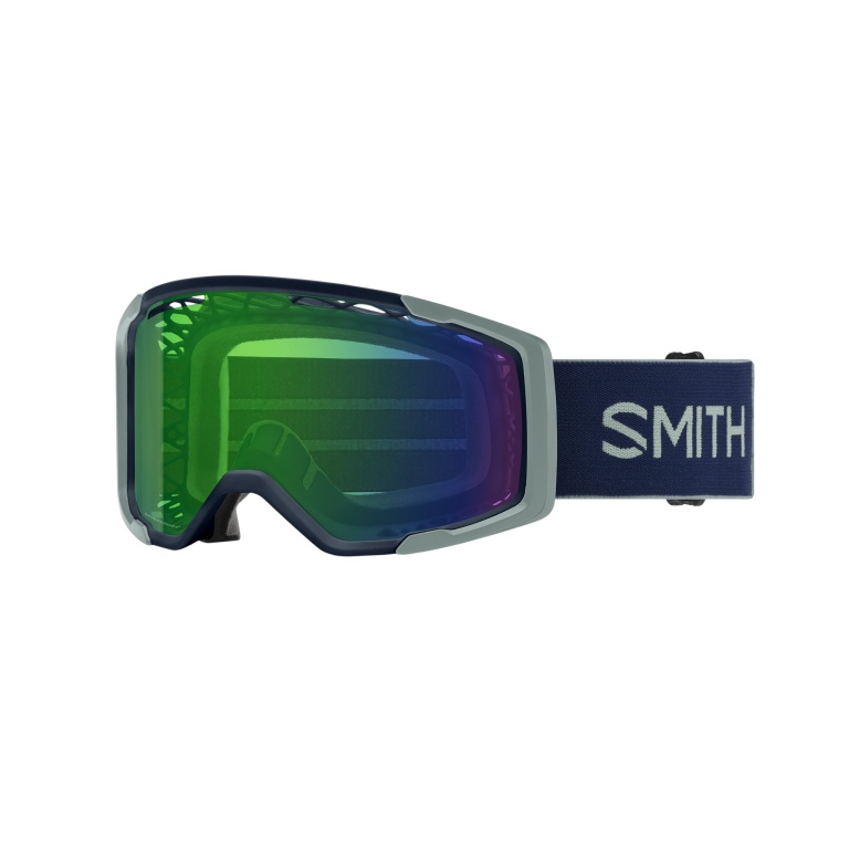 Smith Fahrradbrille Rhythm MTB (ChromaPop-Anti-Fog-Scheibe) midnightnavyblau/sagegrün - 1 Brille